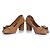 Chloé, brauner Leder-Loafer-Pump - Ansicht 6