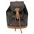 Louis Vuitton Monogram Montsouris MM Rucksack Braun