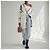 Loewe Logo Long Cardigan Creme Mohair Wolle - Ansicht 5