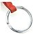 Ring Portachiavi Hermès Carmen Beige Arancione - vista 3