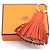 Ring Portachiavi Hermès Carmen Beige Arancione - vista 6