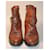 Botines Dior de cuero marrón talla 36 IT Castaño - vista 3