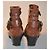 Botines Dior de cuero marrón talla 36 IT Castaño - vista 4