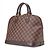 LOUIS VUITTON – Borsa a Mano Alma PM Damier Marrone con Finiture Dorate Marrone scuro - vista 2