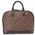 LOUIS VUITTON – Borsa a Mano Alma PM Damier Marrone con Finiture Dorate Marrone scuro - vista 4