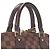 LOUIS VUITTON – Borsa a Mano Alma PM Damier Marrone con Finiture Dorate Marrone scuro - vista 7