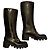 Botas de goma negras Gucci Negro