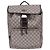 Gucci GG Supreme Hebilla Simple Castaño Beige