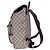 Gucci GG Supreme Hebilla Simple Castaño Beige - vista 2