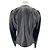 Apostrophe Schwarze Lederjacke mit silbernen Knöpfen - Ansicht 2