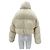 Autre Marque Creme Daunenjacke aus Wolle Beige - Ansicht 2
