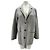 Theory Grau Wolle und Kaschmir Jacke