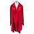 Autre Marque Rote Satinjacke mit Seide