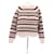 Céline Wollpullover gestreift beige  - Ansicht 1