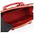 Prada Borsa a Spalla Galleria Small Tote Rosso - vista 10