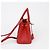 Prada Borsa a Spalla Galleria Small Tote Rosso - vista 5