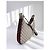 Gucci Ataushu Medium Schultertasche aus Canvas Braun - Ansicht 9