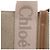 Chloé Borsa Tote Piccola Woody in Lino - vista 9