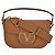 Valentino Borsa a spalla in vitello morbido Marrone