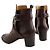 Hermès Chocolate Brown Leather Silver-tone Ankle Boots - view 5
