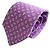 Kiton Light Purple Flower Paisley Khaki Dot Woven Tie Set - view 2