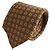 Kiton Light Purple Flower Paisley Khaki Dot Woven Tie Set - view 6