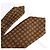 Kiton Light Purple Flower Paisley Khaki Dot Woven Tie Set - view 8