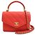 Chanel Serie di borse tote e a tracolla in oro opaco e rosso corallo