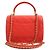 Chanel Serie di borse tote e a tracolla in oro opaco e rosso corallo - vista 3