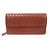 Bottega Veneta Cartera Continental con Solapa en Nappa Intrecciato Marrón