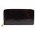 Louis Vuitton Portafoglio Lungo Zippy Monogram Vernis Amarante Oro Marrone