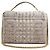 Burberry Borsa a Spalla in Tweed TB Marrone - vista 3