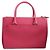 MCM Borsa a spalla Saffiano rosa magenta - vista 3