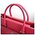 MCM Borsa a spalla Saffiano rosa magenta - vista 6