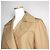 Sandro Abrigo beige de algodón de doble botonadura Castaño - vista 4