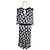 Abito stampato blu notte Tory Burch