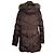 Balmain Deep Brown Fox Fur Hooded Down Padding Coat - view 2