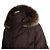 Balmain Deep Brown Fox Fur Hooded Down Padding Coat - view 4