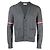 Thom Browne Lässiger V-Ausschnitt Cardigan aus Wolle mit Arm-Bändern Braun