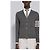 Thom Browne Jacquard-Cardigan Stripe Hector Braun - Ansicht 4