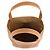 Loewe Mini Borsa Tote Pieghevole Puzzle Marrone - vista 7