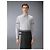 Thom Browne Camicia in popeline a quadri con maniche armband Multicolore - vista 5