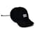 Miu Miu Samt Baseballcap Blau Schwarz  - Ansicht 1