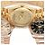 Rolex Orologio da uomo Day-Date con quadrante romano in oro champagne opaco D'oro - vista 21