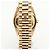 Rolex Orologio da uomo Day-Date in oro con quadrante grigio originale e diamanti, ridipinto Marrone - vista 7