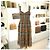 Burberry Vestido sin mangas a cuadros Delilah de gasa marrón Castaño - vista 2