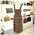 Burberry Vestido sin mangas a cuadros Delilah de gasa marrón Castaño - vista 7