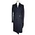 Bottega Veneta Cappotto in lana e cashmere blu notte