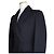 Bottega Veneta Cappotto in lana e cashmere blu notte - vista 4