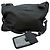Prada Borsa a tracolla in nylon mesh sportivo con tasca Nero - vista 5